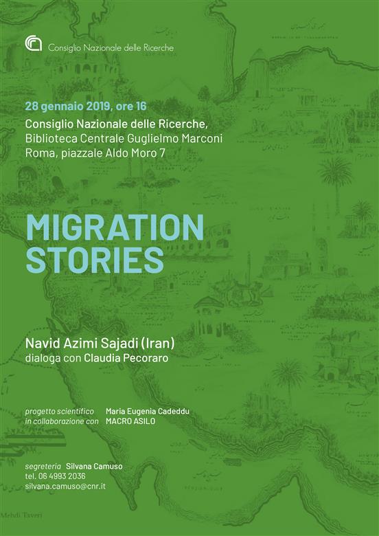 Migration Stories, Dialogue with Navid Azimi Sajadi