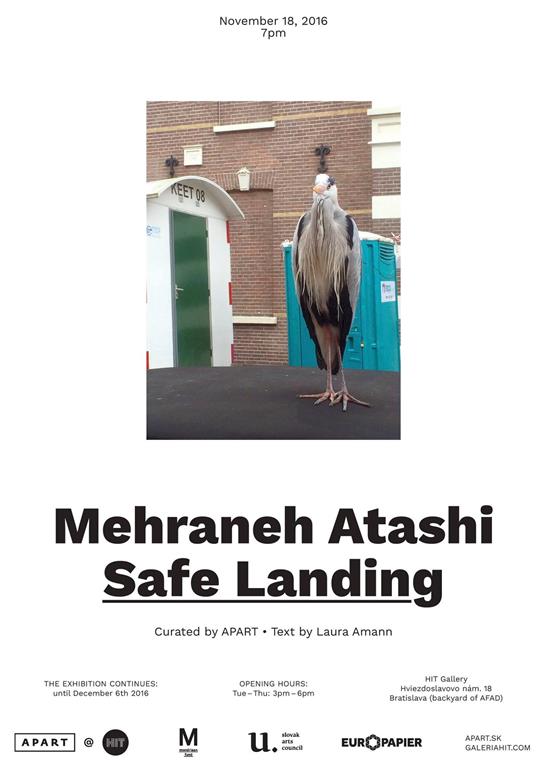 Mehraneh Atashi, Safe Landing at HIT Gallery, Bratislava